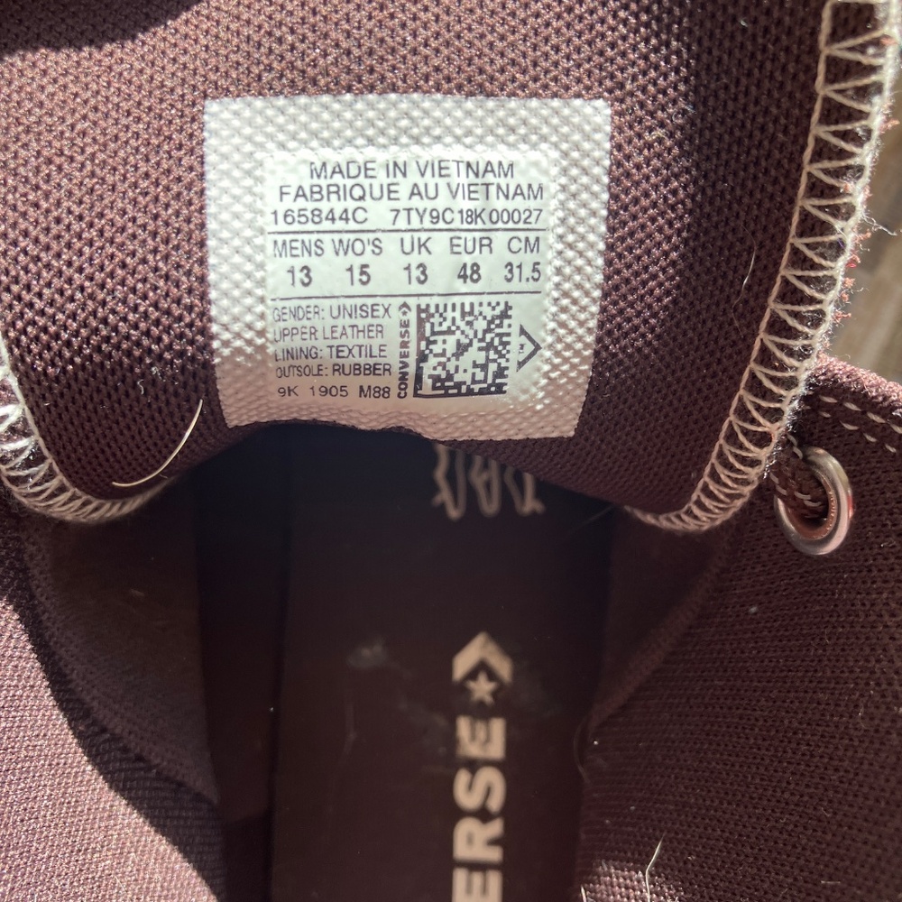 Converse all-star shoes size 13 - Picture 3 of 4